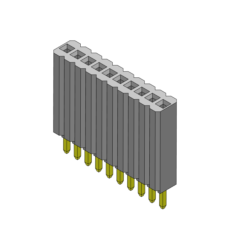 P/H1.27mm 單排排母 EA113